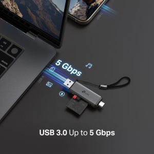 TP-Link UA430D USB-C / A SD &eacute;s microSD k&aacute;rtyaolvas&oacute;