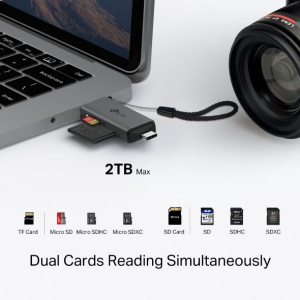 TP-Link UA430D USB-C / A SD &eacute;s microSD k&aacute;rtyaolvas&oacute;