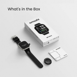 Amazfit BIP Max okos&oacute;ra Silver (W2568EU1N)