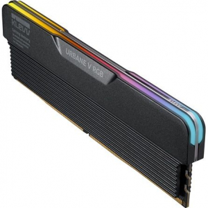 32GB 6400MT/S DDR5 RAM Klevv URBANE V RGB CL30 (2x16GB) fekete (KD5AGUA80-64B300V)