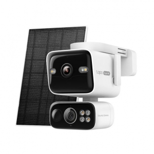 TP-Link napelemes, dupla lencs&eacute;s biztons&aacute;gi kamerak&eacute;szlet (TAPO C675D KIT)