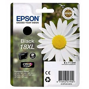 Epson T18114010 feket tintapatron 11,5ml, 18XL