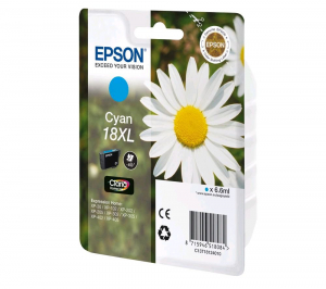 Epson T18124010 Cyan tintapatron 6,6ml, 18XL