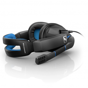 EPOS-SENNHEISER GSP 300 Gamer Mikrofonos fejhallgató fekete-kék (507079 /1000238)