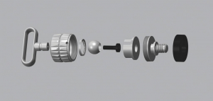 Sun-Sniper Rotaball-Connector csapágyas csatlakozófej vállszíjhoz (SSN-RB-C)