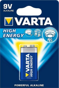 Varta High Energy alkáli elem 9V 6RL61 (1db/csomag)  (4922121411)