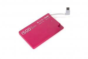 Tucano Ultra Slim Powerbank 1500mAh r&oacute;zsasz&iacute;n (U-SPWR11T-RC)