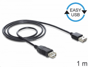 Delock 83370 Easy-USB 2.0 A apa --> USB 2.0 A anya hosszabbító kábel 1 m