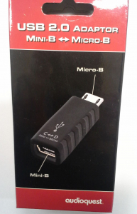 AUDIOQUEST USB mini B - micro B átalakító