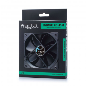 Fractal Design 140mm Dynamic X2 GP-14 ventilátor fekete (FD-FAN-DYN-X2-GP14-BK)