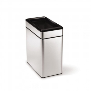 SimpleHuman CW1225 nyitott tetejű rozsdamentes szemetes (10 liter)
