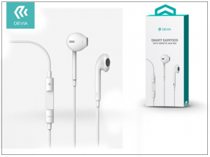 Devia Smart Earpods univerzális sztereó felvevős fülhallgató fehér (ST987077)