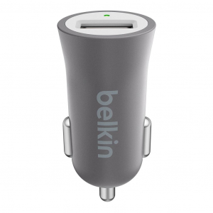 Belkin USB autós töltő Mixit Up szürke (F8M730btGRY)