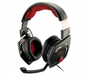 Thermaltake eSports SHOCK 3D 7.1 mikrofonos fülhallgató fekete-piros (HT-RSO-DIECBK-13)