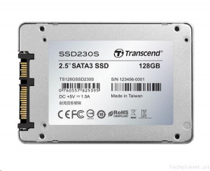128GB Transcend 2.5" SSD-SATAIII SSD230S meghajt&oacute; (TS128GSSD230S)