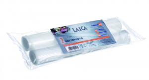 Laica l&eacute;gcsatorn&aacute;s v&aacute;kuum f&oacute;lia t&ouml;mlő 2 tekercs 28cmx300cm (VT35052)