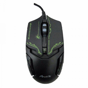 Dragon War ELE-G10 ARES Gaming Blue-Sensor egér fekete USB