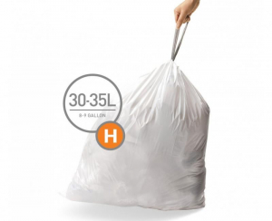 SimpleHuman CW0168 H-típusú szemetes zsák újratöltő csomag (1 x 20 zsák / csomag)