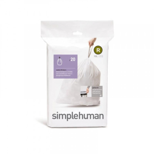 SimpleHuman CW0201 R-típusú szemetes zsák újratöltő csomag (1 x 20 zsák / csomag)