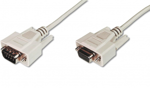 Assmann D-Sub 9-pin soros hosszabbító kábel 3m (AK-610203-030-E)