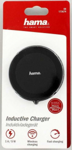 Hama vezeték nélküli indukciós mobiltelefon töltő 1A (173674)