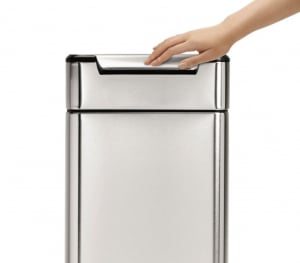 SimpleHuman CW2015 érintő nyitású rozsdamentes szemetes (30 liter)