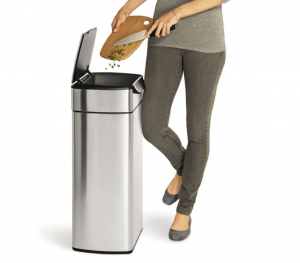 SimpleHuman CW2015 érintő nyitású rozsdamentes szemetes (30 liter)