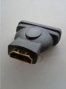 KáCsa AA-705G DVI-D aljzat - HDMI aljzat adapter, aranyozott