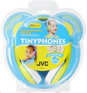 JVC HA-KD7-Y gyermek fejhallgató kék-sárga (limitált hangerő)