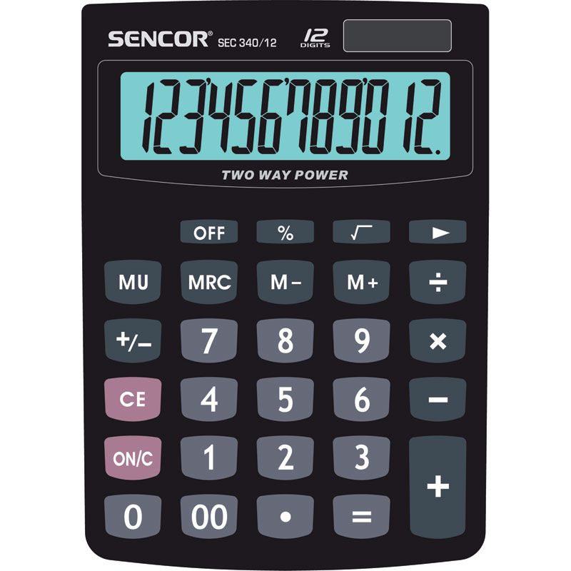Sencor SEC 340/12 asztali számológép