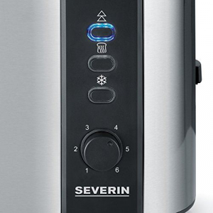 Severin AT2589 kenyérpirító rozsdamentes acél-fekete