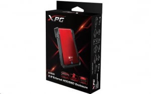 ADATA XPG 2,5" külső merevlemez ház fekete-piros (AEX500U3-CRD)