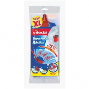 Vileda F1148V 3Action XL 3D Velour gyorsfelmosó utántöltő fej kék