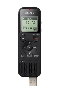 Sony ICD-PX470 digitális diktafon beépített USB csatlakozással fekete (ICDPX470.CE7)