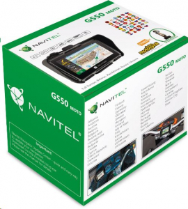 Navitel G550 MOTO 4.3" Motoros GPS navigáció (élettartam frissítéssel) EU45+RUS,UKR,BLR,KAZ