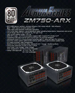 Zalman ZM750-ARX 750W moduláris tápegység