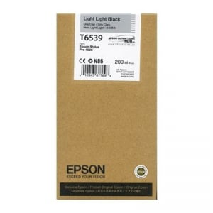 Epson T6539 tintapatron Light Light Black 200ml (C13T653900)