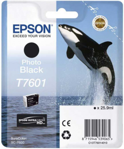 Epson T7601 patron fotó fekete (C13T76014010)