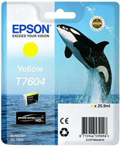 Epson T7604 patron sárga (C13T76044010)