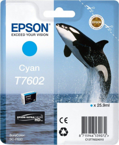 Epson T7602 patron kék (C13T76024010)