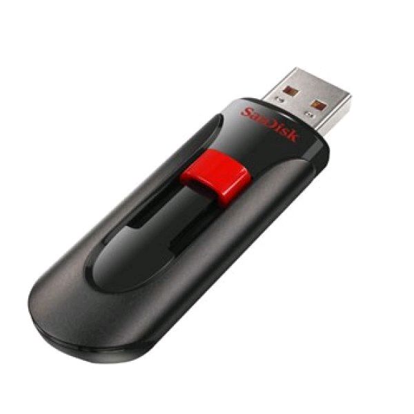 Pen Drive 32GB USB 2.0 SanDisk Cruzer Glide fekete (SDCZ60-032G-B35)