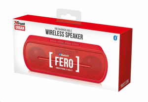 Trust Urban Fero vezeték nélküli Bluetooth hangszóró piros (21706)