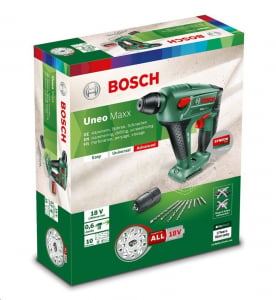 Bosch Uneo Maxx 18 Li akkus fúrókalapács, akkumulátor és töltő nélkül (060395230C)