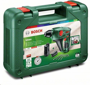 Bosch Uneo 12 Li akkus fúrókalapács, 2db 2,5 Ah-s akkumulátorral (060398400E)