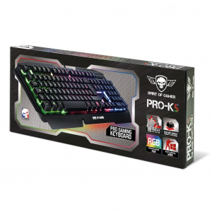 Spirit Of Gamer PRO-K5 Gaming billentyűzet fekete (CLA-PK5)