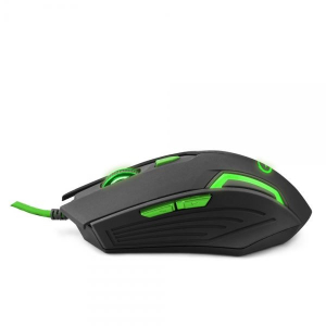 Esperanza MX205 FIGHTER optikai egér fekete-zöld USB (EGM205G)