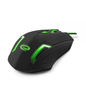 Esperanza MX205 FIGHTER optikai egér fekete-zöld USB (EGM205G)