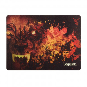 LogiLink ID0141 ultra vékony Glimmer Gaming "Wolf design" egérpad