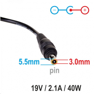 Akyga Notebook Adapter 40W Samsung (AK-ND-48)