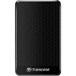 1TB  2.5" Transcend StoreJet külső winchester USB 3.0 (TS1TSJ25A3K) ütésálló fekete